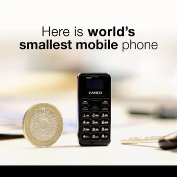 ZANCO tiny t1 World's Smallest Feature Cell Phone Unlocked Mini Mobile Phone Portable Holiday phone
ZANCO tiny t1 World's Smallest Feature Cell Phone Unlocked Mini Mobile Phone Portable Holiday phone