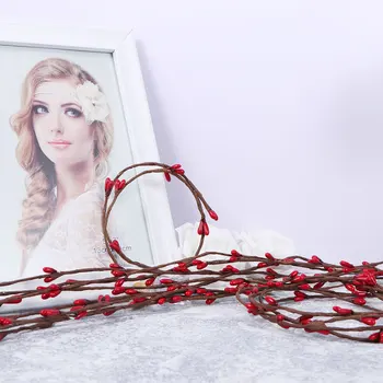 100 Pcs 40cm Artificial Red Berries Rattan Fruit Berry Flower Christmas DIY Home Decor Ornament for Vase Basket Wreath
100 Pcs 40cm Artificial Red Berries Rattan Fruit Berry Flower Christmas DIY Home Decor Ornament for Vase Basket Wreath