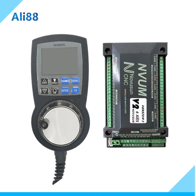 NVUM USB MACH3 интерфейс Breakout плата для шагового двигателя контроллер + 6 осей MPG ручной