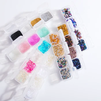 Nail Stones Glass Mini-Bead Rhinestones For Nails AB Color Resin Nail Diamonds For DIY Handmade Nail Art Decorations 1Box/Set
Nail Stones Glass Mini-Bead Rhinestones For Nails AB Color Resin Nail Diamonds For DIY Handmade Nail Art Decorations 1Box/Set