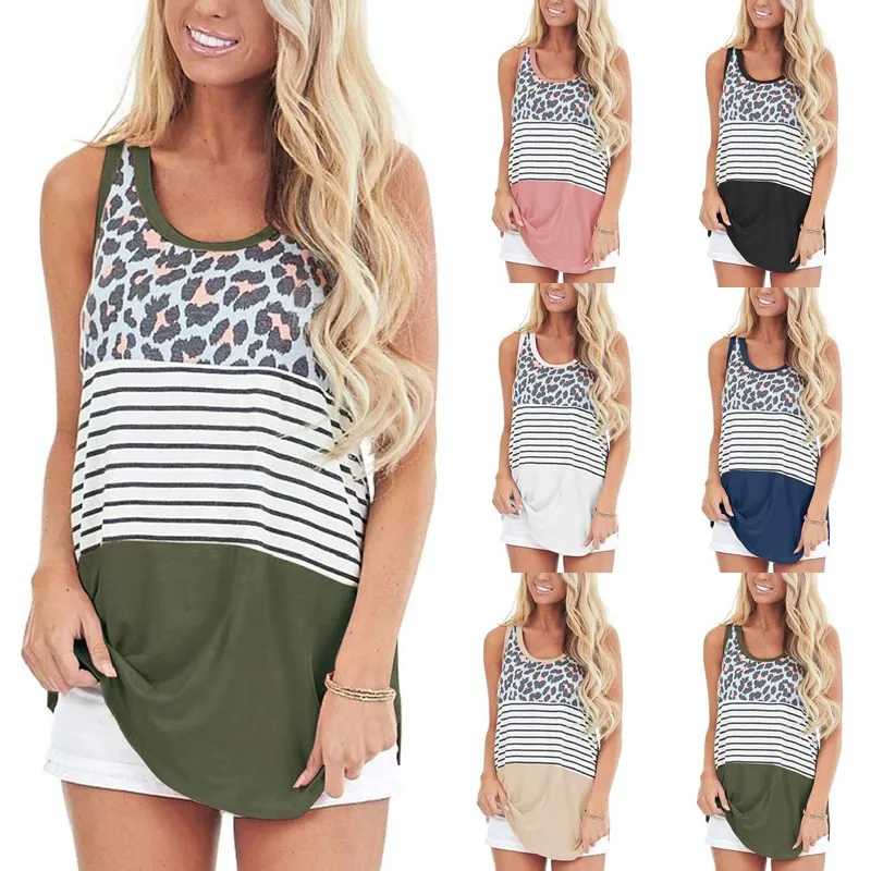 clothing OWLPRINCESS 2020 Spring And Summer New Style Crew Neck Leopord Pattern Joint Vest T-shirt
clothing OWLPRINCESS 2020 Spring And Summer New Style Crew Neck Leopord Pattern Joint Vest T-shirt