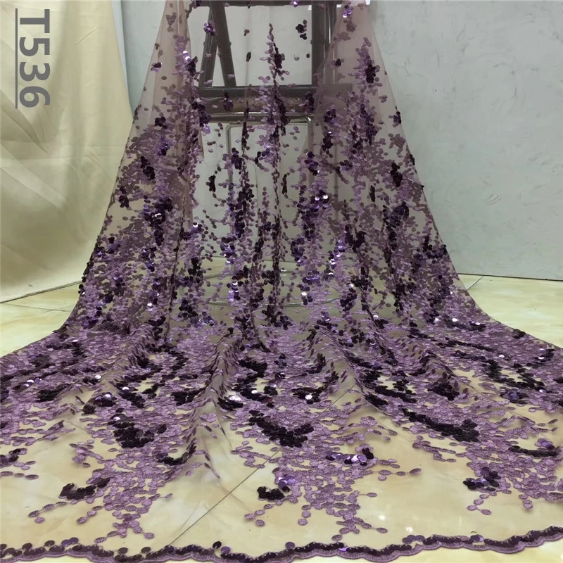 2019 High Quality Embroidery African Lace Fabric Tulle Sequins Net French Lace Guipure Material Purple Nigerian Lace Fabrics
2019 High Quality Embroidery African Lace Fabric Tulle Sequins Net French Lace Guipure Material Purple Nigerian Lace Fabrics