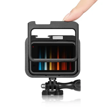 Scratch Resistant Removable Charging Port Housing Cage Portable Aluminum Alloy Camera Accessories for GOPRO Hero 9 Black
Scratch Resistant Removable Charging Port Housing Cage Portable Aluminum Alloy Camera Accessories for GOPRO Hero 9 Black