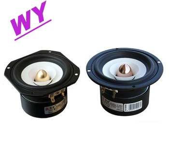 

2pcs/lot WY Audio Labs Top end 4 inch Full Range Speaker tweeter unit sets with Aluminum Bullet 2 Layer kapton Cone