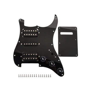 Quality Black Wired Plate Pickguard Humbuckers for Hsh Guitar
Quality Black Wired Plate Pickguard Humbuckers for Hsh Guitar