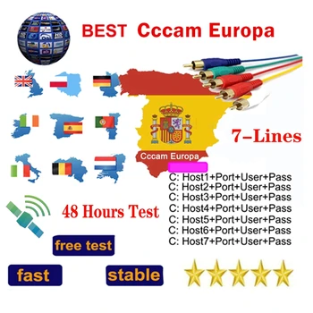 7 C-lines Europe Cccam Spain server Subscription Poland Portugal Italia Hungary CAM Server For DVB S2 Satellite Receiver GTMEDIA
7 C-lines Europe Cccam Spain server Subscription Poland Portugal Italia Hungary CAM Server For DVB S2 Satellite Receiver GTMEDIA