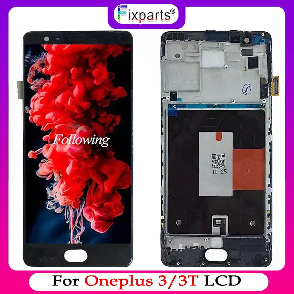 For Oneplus 3 A3000 A3003 LCD Display Touch Screen Digitizer Assembly With Frame Pantalla Replacement 5.5" OnePlus | Мобильные
