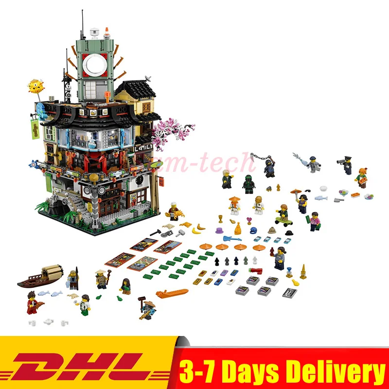 IN STOCK 06066 4953pcs Ninja City Masters of Spinjitzu Building Blocks Toys Bricks Compatible Legoinglys 70620 Gift
IN STOCK 06066 4953pcs Ninja City Masters of Spinjitzu Building Blocks Toys Bricks Compatible Legoinglys 70620 Gift