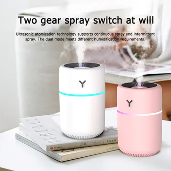 Portable 260ML Mini Air Humidifier USB Ultrasonic Aroma Diffuser Air Humidifier Purifier With Colorful Romantic LED Lamp
Portable 260ML Mini Air Humidifier USB Ultrasonic Aroma Diffuser Air Humidifier Purifier With Colorful Romantic LED Lamp
