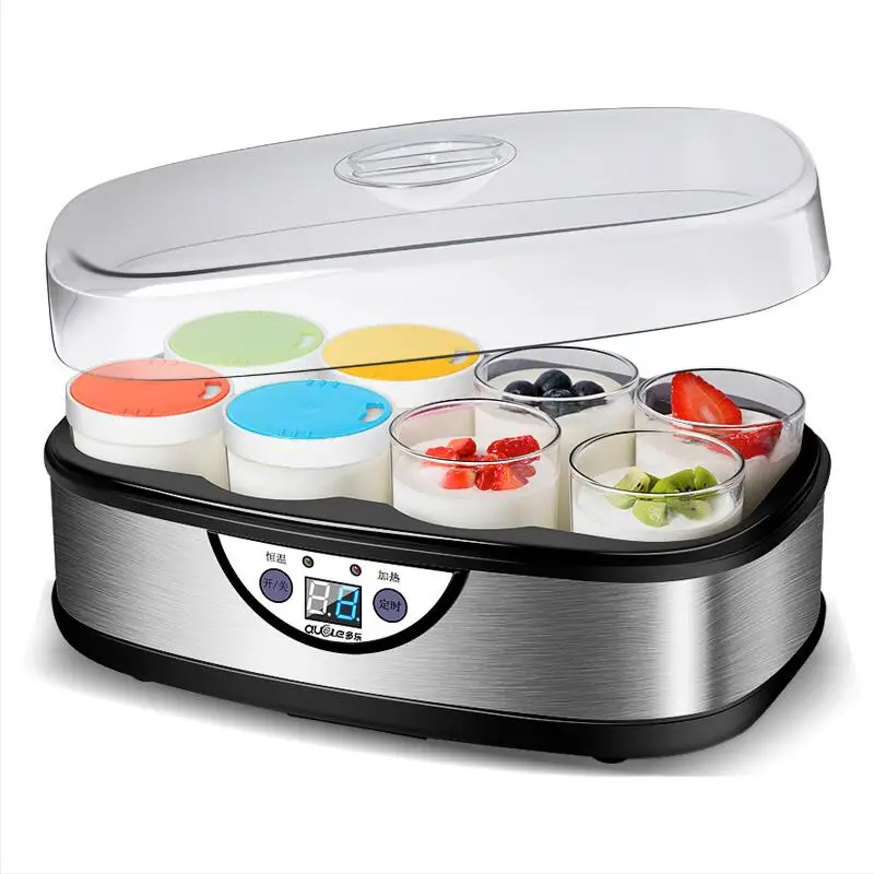 Household Yogurt Machine Yogurt Maker 8 Cups Next Cup Large Capacity Stainless Steel Automatic Set Yogurt Machine
Household Yogurt Machine Yogurt Maker 8 Cups Next Cup Large Capacity Stainless Steel Automatic Set Yogurt Machine