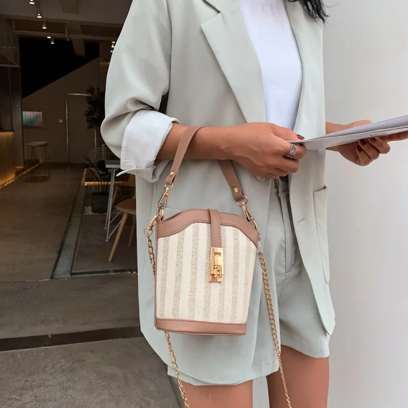 Retro Versatile Bucket Bag Women's 2019 New Style Korean-style Crossbody Bag Simple Joint Contrast Color Mini Handbag
Retro Versatile Bucket Bag Women's 2019 New Style Korean-style Crossbody Bag Simple Joint Contrast Color Mini Handbag