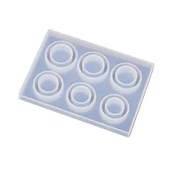 4/6 Grid DIY Handmade Rings Shape Silicone Epoxy Mold UV Resin Moulds Pendant Tools Jewelry Making 
4/6 Grid DIY Handmade Rings Shape Silicone Epoxy Mold UV Resin Moulds Pendant Tools Jewelry Making