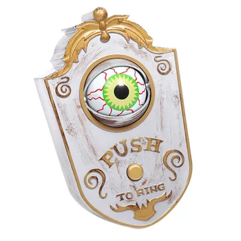 Hot Halloween Doorbell Eyes Open Up Pushed Creepy Eyeball Moveable Door Bell Fun One-eyed Ghost Treat or Trick Idea Decoration
Hot Halloween Doorbell Eyes Open Up Pushed Creepy Eyeball Moveable Door Bell Fun One-eyed Ghost Treat or Trick Idea Decoration