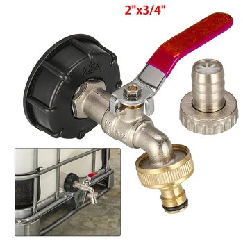 IBC Adapter With Drain Ball Valve For 1000 Liter Container Tank 3/4 Inch S60*6 Garden Water Connectors Drain Adapter
IBC Adapter With Drain Ball Valve For 1000 Liter Container Tank 3/4 Inch S60*6 Garden Water Connectors Drain Adapter