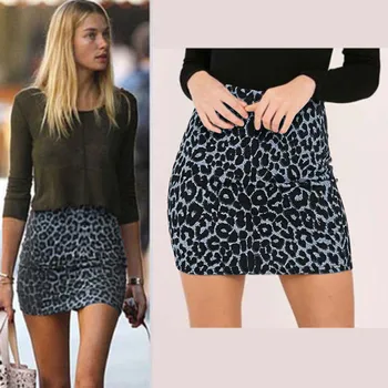 Korean Style Skirt Women Leopard Elastic Waist Mini Skirt Sexy Women High Waist Short Skirt Office Party Pencil Skirts L1 
Korean Style Skirt Women Leopard Elastic Waist Mini Skirt Sexy Women High Waist Short Skirt Office Party Pencil Skirts L1