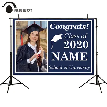 Allenjoy Graduation Class of 2020 Econ Polyester Banners Congratulation Hight School Party Backdrop Background Decor Photocall
Allenjoy Graduation Class of 2020 Econ Polyester Banners Congratulation Hight School Party Backdrop Background Decor Photocall