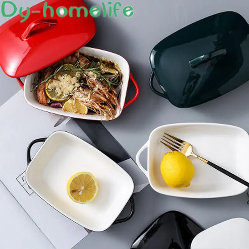 Multicolor Rectangular Binaural Ceramic Dish Household Kitchen Supplies Bone China Baking Pan Rice Bowl Oven Microwave Oven
Multicolor Rectangular Binaural Ceramic Dish Household Kitchen Supplies Bone China Baking Pan Rice Bowl Oven Microwave Oven