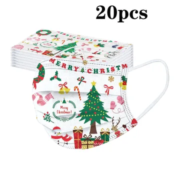 Mascarilla 20pc Children Universal Mask Disposable Christmas Face Mask Fashion Printed Mask Mouth Protective Disposable Navidad
Mascarilla 20pc Children Universal Mask Disposable Christmas Face Mask Fashion Printed Mask Mouth Protective Disposable Navidad