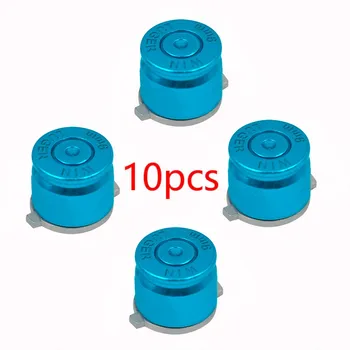 10pcs Metal Button Set for Dualshock 3/ 4 Bullet Style Blue
10pcs Metal Button Set for Dualshock 3/ 4 Bullet Style Blue