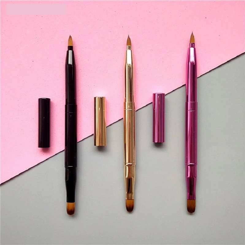 Concealer Lip Brush Retractable Double Head Korea Craft Travel Portable Makeup Lipstick Smudge Stick Beginner Beauty Tool
Concealer Lip Brush Retractable Double Head Korea Craft Travel Portable Makeup Lipstick Smudge Stick Beginner Beauty Tool