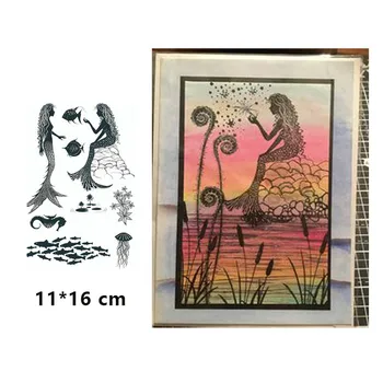 Mermaid Fairy Rubber Clear Stamps Seals for DIY Scrapbooking Card Making Photo Album Crafts Decorative Transparent Stamps Set
Mermaid Fairy Rubber Clear Stamps Seals for DIY Scrapbooking Card Making Photo Album Crafts Decorative Transparent Stamps Set