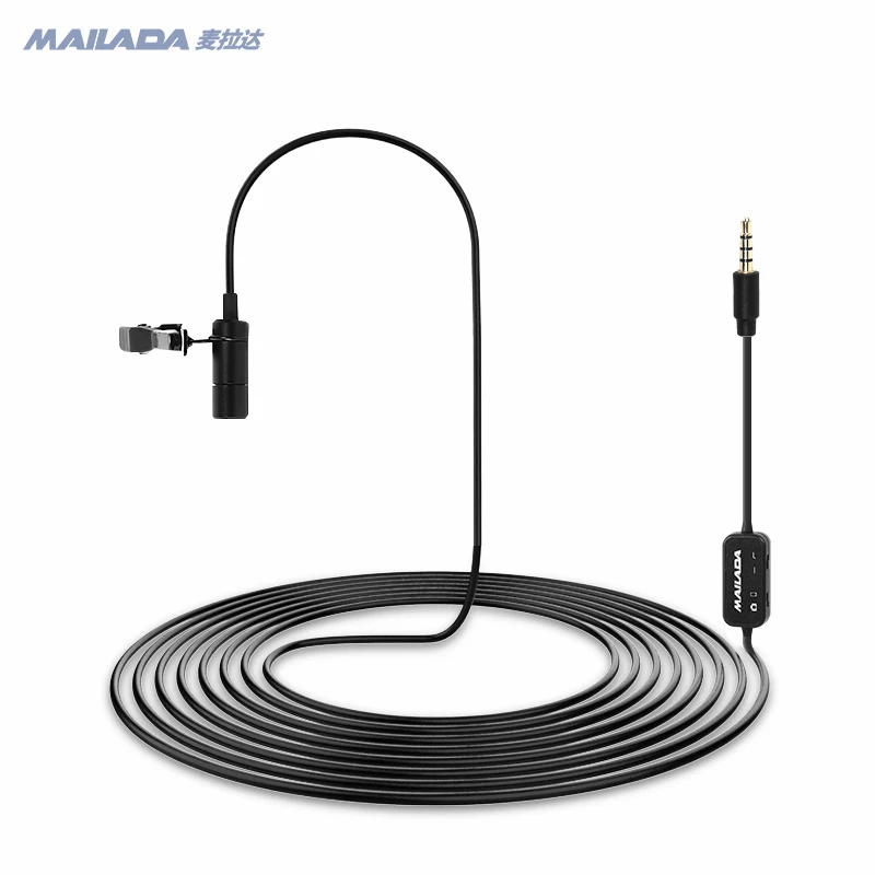 Mailada M2X M5X Lavalier Video Recording Microphone Collar Audio Wired Mic for iphone Smartphone Canon DSLR Camera Camcorders
Mailada M2X M5X Lavalier Video Recording Microphone Collar Audio Wired Mic for iphone Smartphone Canon DSLR Camera Camcorders