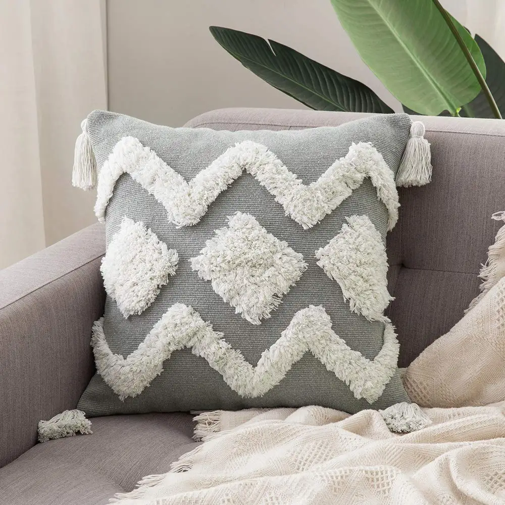 Decorative Throw Pillow Cover Tribal Boho Woven Tufted Pillowcase with Tassels Super Soft Square Pillow Sham Pillowcase
Decorative Throw Pillow Cover Tribal Boho Woven Tufted Pillowcase with Tassels Super Soft Square Pillow Sham Pillowcase