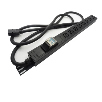 PDU Power Strip IEC C19 Socket Lightning Protection 16/20/25/30/40/63A Double-break air switch Engineering Extension Socket
PDU Power Strip IEC C19 Socket Lightning Protection 16/20/25/30/40/63A Double-break air switch Engineering Extension Socket