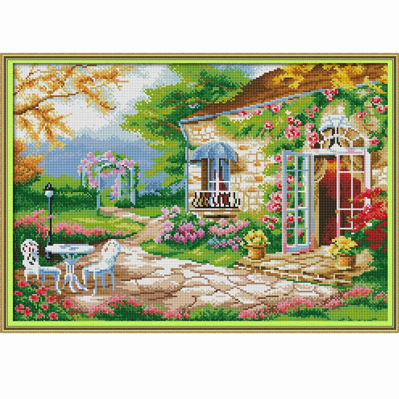 Romantic backyard garden 5D Diamond Painting Kit Scenery Pattern Cross Stitch Full Diamond Rhinestone Embroidery Set Home Decor
Romantic backyard garden 5D Diamond Painting Kit Scenery Pattern Cross Stitch Full Diamond Rhinestone Embroidery Set Home Decor