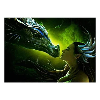 Diy 5D Diamond Painting Dragon and beauty Cross Stitch Square Diamond Embroidery Sets Home Decoration
Diy 5D Diamond Painting Dragon and beauty Cross Stitch Square Diamond Embroidery Sets Home Decoration