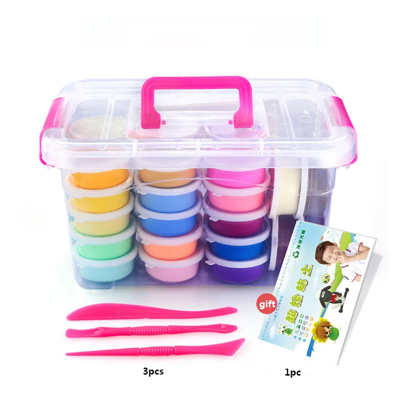 36 colors Soft Fluffy Slime Kids Polymer Clay Super Light DIY Modelling Clay Soft Plasticine Learning Education Toy for Children
36 colors Soft Fluffy Slime Kids Polymer Clay Super Light DIY Modelling Clay Soft Plasticine Learning Education Toy for Children