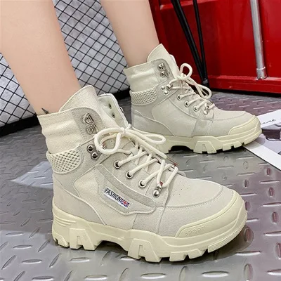 Фото 2019 new high-top canvas women's shoes hip-hop sneakers | Обувь
