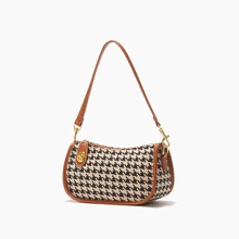 DN Women's Shoulder Bags Houndstooth Underarm Purse for Ladies New Classic Mini Handbags 2021 Trend Vintage Brown All Match Bag
DN Women's Shoulder Bags Houndstooth Underarm Purse for Ladies New Classic Mini Handbags 2021 Trend Vintage Brown All Match Bag