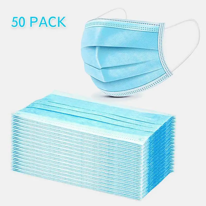 50PCS Disposable Face Masks Respirator for Kids Adult Multi Layer Filter Pad Prevention Safety Protective Mouth Masks
50PCS Disposable Face Masks Respirator for Kids Adult Multi Layer Filter Pad Prevention Safety Protective Mouth Masks