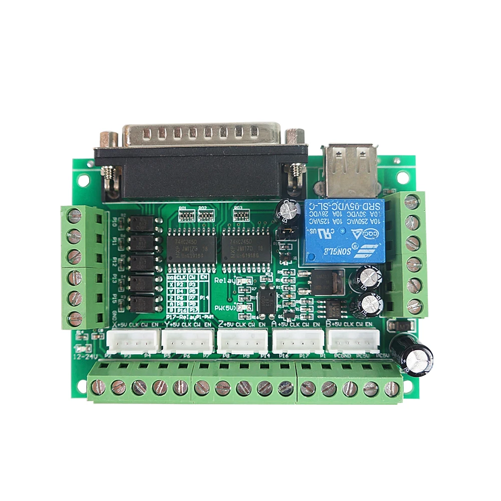 MACH3 engraving machine interface board 5 axis stepper motor driver cnc interface board with optocoupler isolation
MACH3 engraving machine interface board 5 axis stepper motor driver cnc interface board with optocoupler isolation