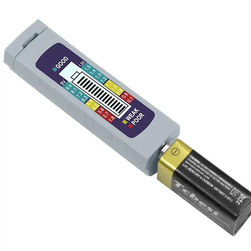 LCD Battery Tester Digital Capacity Checker For Lithium Battery 1.5V 9V Power Supply Tester Universal Diagnostic Measuring Tools
LCD Battery Tester Digital Capacity Checker For Lithium Battery 1.5V 9V Power Supply Tester Universal Diagnostic Measuring Tools