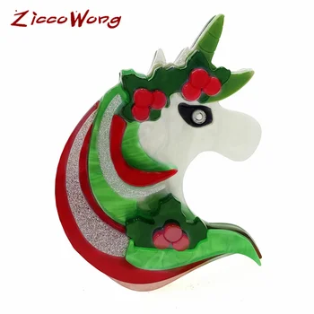 ZiccoWong Fashion Cute Acrylic Horse Brooches For Women Girls Colorful Unicorn Brooch Pin Animal Jewelry Vintage Coat Pin Gift 
ZiccoWong Fashion Cute Acrylic Horse Brooches For Women Girls Colorful Unicorn Brooch Pin Animal Jewelry Vintage Coat Pin Gift