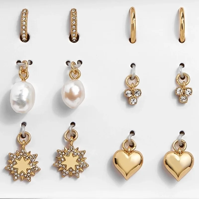 wing tak yuk Shiny Crystal Mixed Heart Pearl Star Shape Cooper Huggies Hoop Earrings Set For Women Freshwater Pearls Earrings
wing tak yuk Shiny Crystal Mixed Heart Pearl Star Shape Cooper Huggies Hoop Earrings Set For Women Freshwater Pearls Earrings