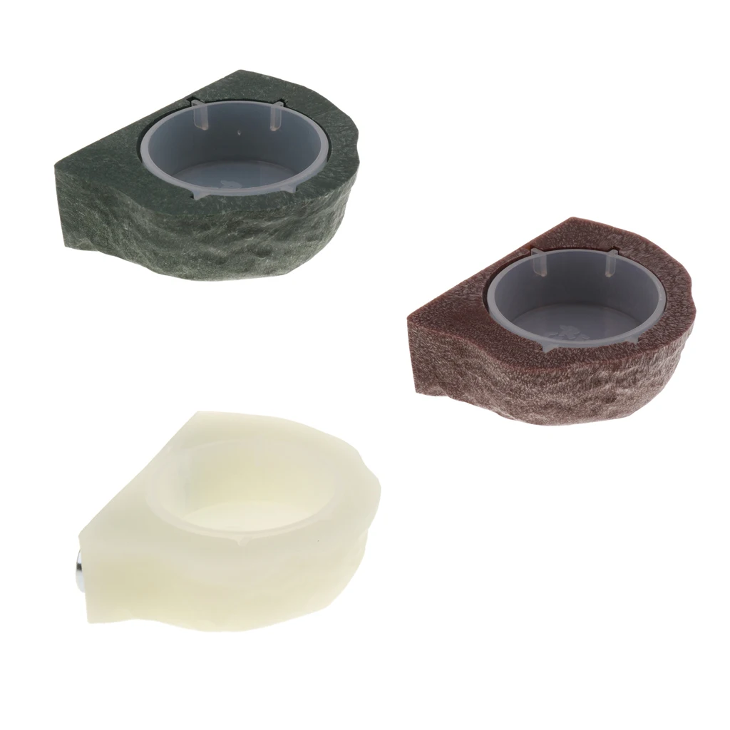 Reptile Feeding Dish Food Water Bowl Cup Feeder Bowl Cup Basin Tray Container for Small Pets Reptile Feeding Dish Food Water Bowl Cup Feeder Bowl Cup Basin Tray Container for Small Pets