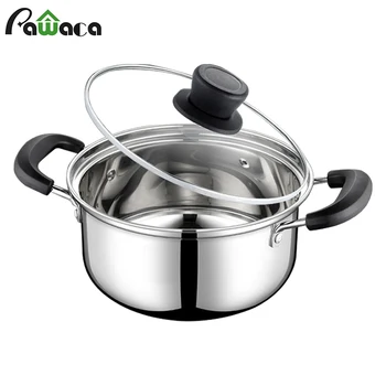 Single Bottom Pan Pot 1Pcs Non-Stick Soup Pot with Anti-Scalding Handle Noodle Pot Induction Cooker Cookware 304 Stainless Steel
Single Bottom Pan Pot 1Pcs Non-Stick Soup Pot with Anti-Scalding Handle Noodle Pot Induction Cooker Cookware 304 Stainless Steel