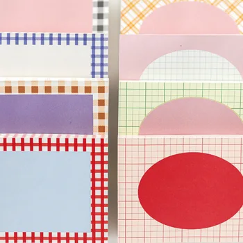 100 Sheets Creative Fresh Plaid Journal Collage Material Paper Message Note Planner Memo Pad Loose-leaf Core Stationery
100 Sheets Creative Fresh Plaid Journal Collage Material Paper Message Note Planner Memo Pad Loose-leaf Core Stationery