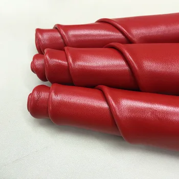 A grade red Genuine sheep skin real leather material for bag cloth glove material black grain leather craft soft real leather 
A grade red Genuine sheep skin real leather material for bag cloth glove material black grain leather craft soft real leather