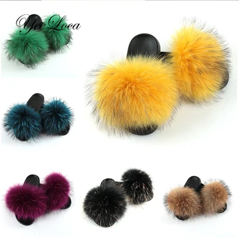 Kids Real Fox Fur Slides Furry Home Slippers Fluffy Slides Indoor Summer Flat Sandals Flip Flops Girls Boys Shoes Size 24-35
Kids Real Fox Fur Slides Furry Home Slippers Fluffy Slides Indoor Summer Flat Sandals Flip Flops Girls Boys Shoes Size 24-35