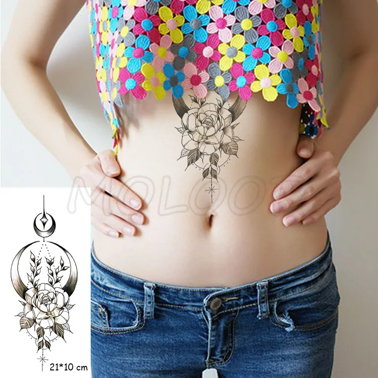 Tattoo sticker moon light rose flower Crescent New Waterproof Temporary lovely planet element Body Art for Girl Women Men
Tattoo sticker moon light rose flower Crescent New Waterproof Temporary lovely planet element Body Art for Girl Women Men