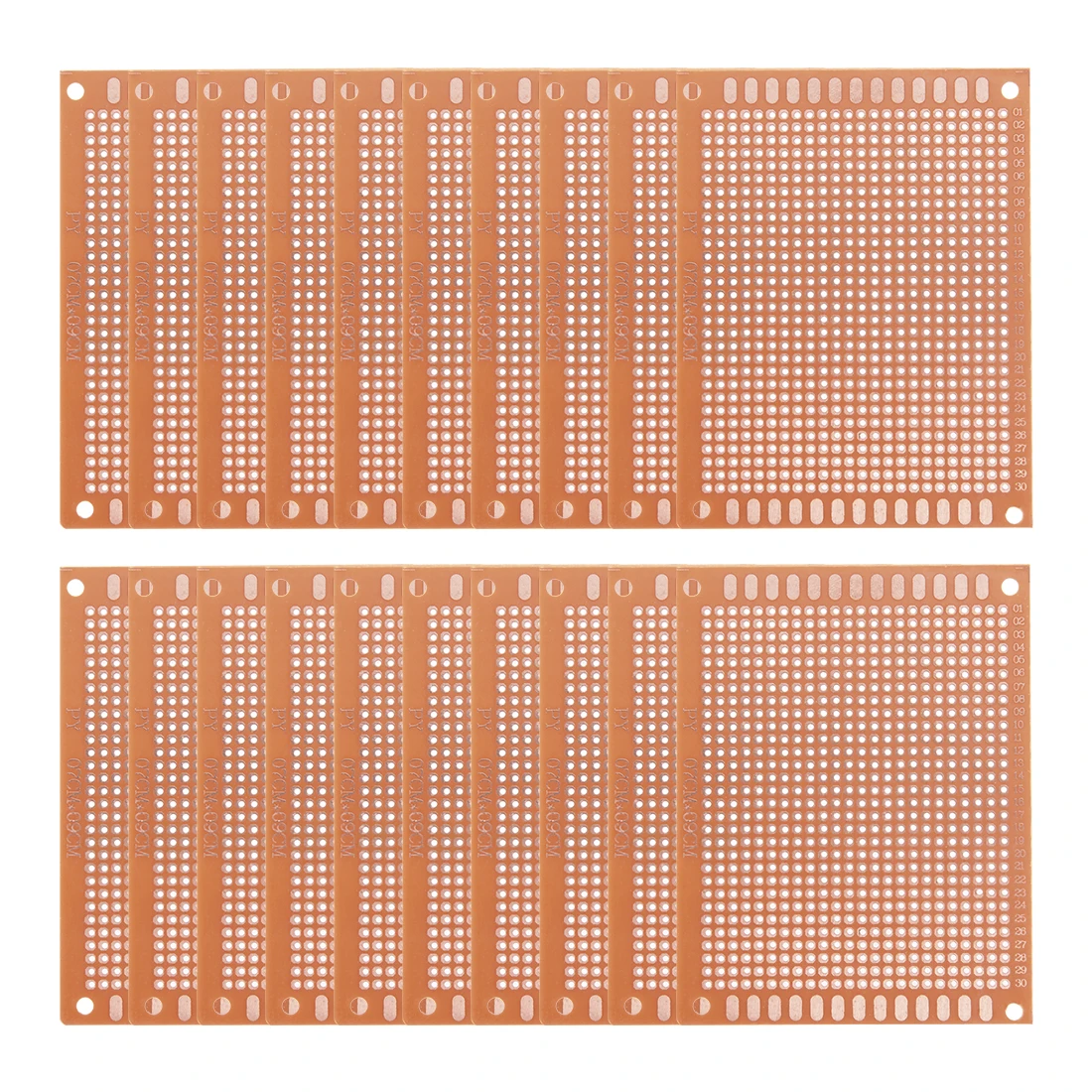 uxcell 1/2/3/8/10/15/20Pcs Single Side Universal Paper Printed Circuit Board for Prototyping and Electronic Making
uxcell 1/2/3/8/10/15/20Pcs Single Side Universal Paper Printed Circuit Board for Prototyping and Electronic Making