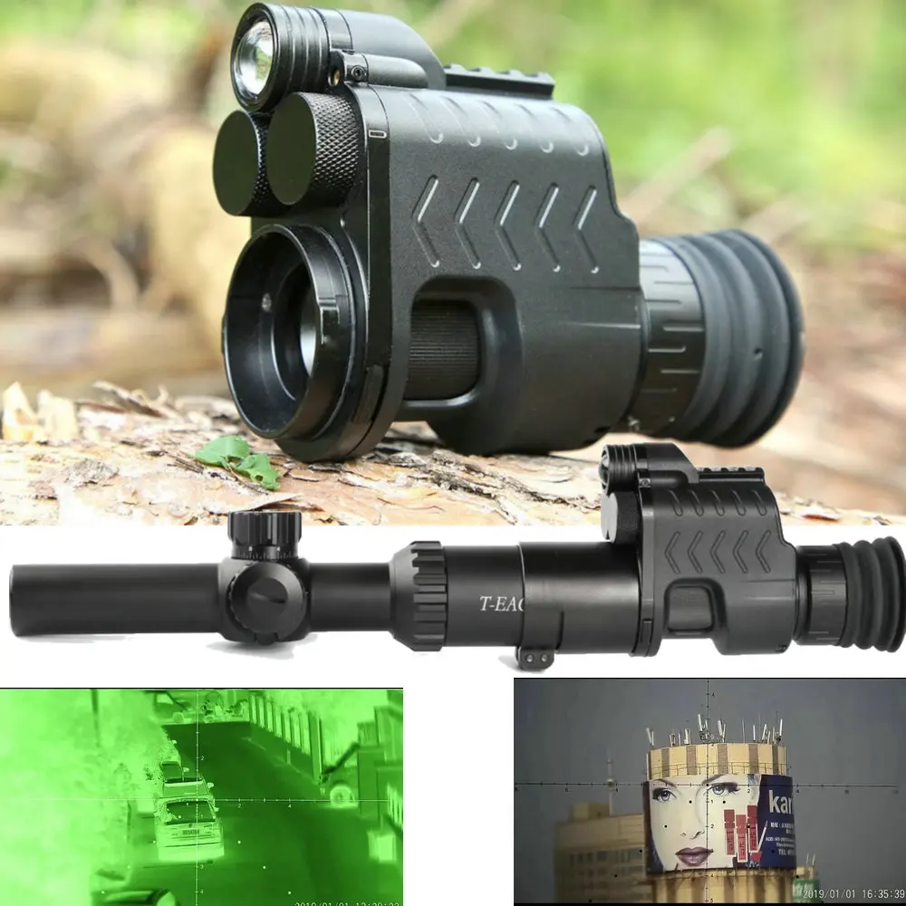 NV310 Night Vision Monocular Add On Riflescope Monocular Hunting Camera Red dot Digital WiFi Sight IR Night Vision Telescope
NV310 Night Vision Monocular Add On Riflescope Monocular Hunting Camera Red dot Digital WiFi Sight IR Night Vision Telescope