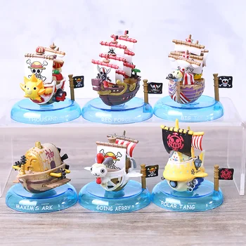 One Piece Going Merry Thousand Sunny Reid Voss Big Top Polar Tang PVC Figure Mini Pirate Ship Collection Toys 6pcs/set
One Piece Going Merry Thousand Sunny Reid Voss Big Top Polar Tang PVC Figure Mini Pirate Ship Collection Toys 6pcs/set