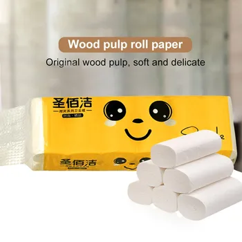 12 Pieces Portable Coreless Roll Paper High Quality Home Kitchen Bedroom Cleaning Supplies Wettable Water 4 Layers Wood Napkins
12 Pieces Portable Coreless Roll Paper High Quality Home Kitchen Bedroom Cleaning Supplies Wettable Water 4 Layers Wood Napkins