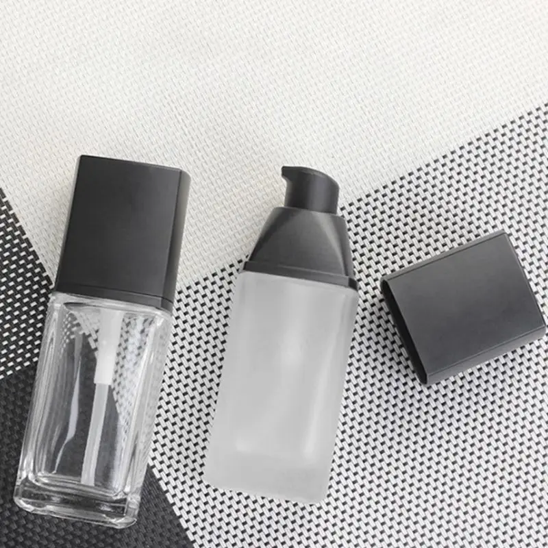 30ml Frosted Glass Refillable Empty Bottle for Lotion Liquid Body Cream Cosmetic Foundation Container Vials with Press Pump new 
30ml Frosted Glass Refillable Empty Bottle for Lotion Liquid Body Cream Cosmetic Foundation Container Vials with Press Pump new
