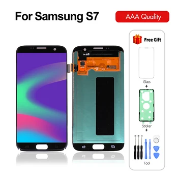 for Galaxy S7 Edge LCD for Samsung S7 Edge G935 G935F LCD Display Touch Screen Digitizer Assembly AMOLED S7 Screen with Gifts
for Galaxy S7 Edge LCD for Samsung S7 Edge G935 G935F LCD Display Touch Screen Digitizer Assembly AMOLED S7 Screen with Gifts